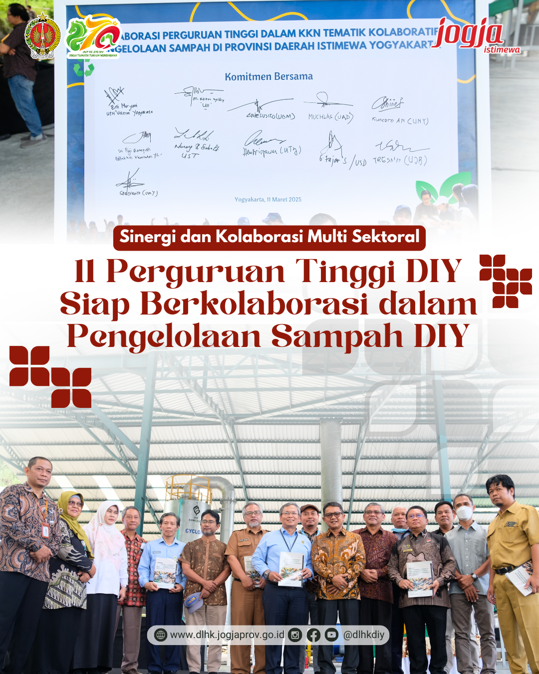 Komitmen Bersama Perguruan Tinggi dengan Pemerintah Daerah/Kabupaten/Kota dalam Pengelolaan Sampah di DIY